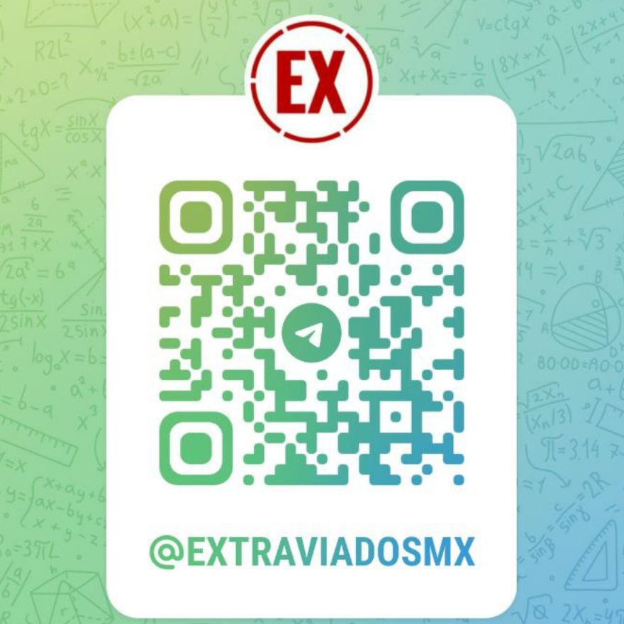 Código QR de Telegram de Extraviados de Morelos